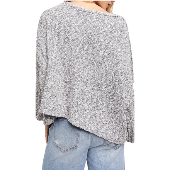 NWT Free People Oversized Cropped Sweater - Picture 6 of 16